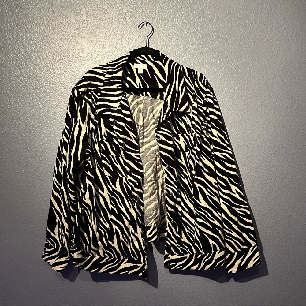 Charter Club Zebra Jacket